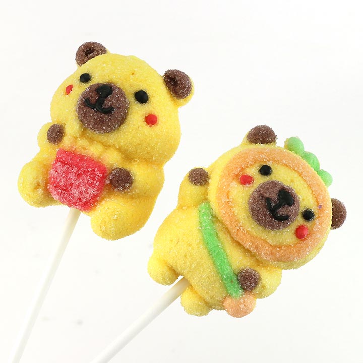 Cartoon 45g big Capybala marshmallow lollipop candy CH-M227