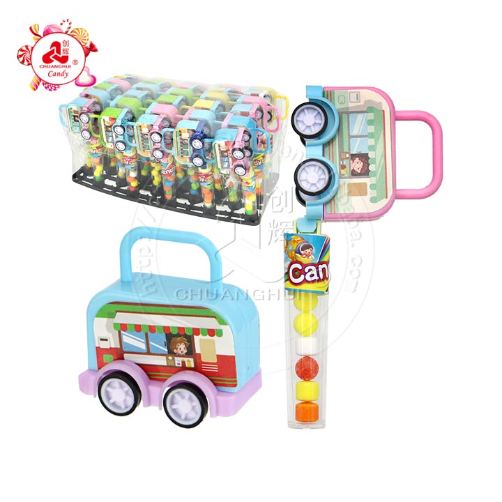 Mini handbag Luggage shaped car toy candy CH-T1430