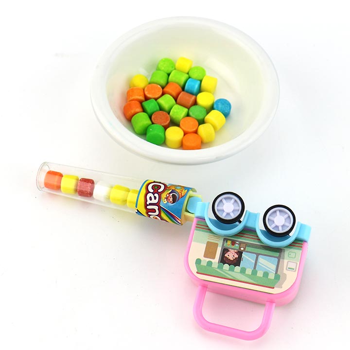 Mini handbag Luggage shaped car toy candy CH-T1430