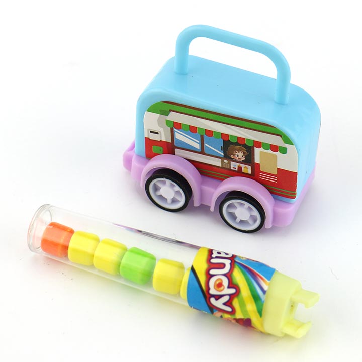 Mini handbag Luggage shaped car toy candy CH-T1430