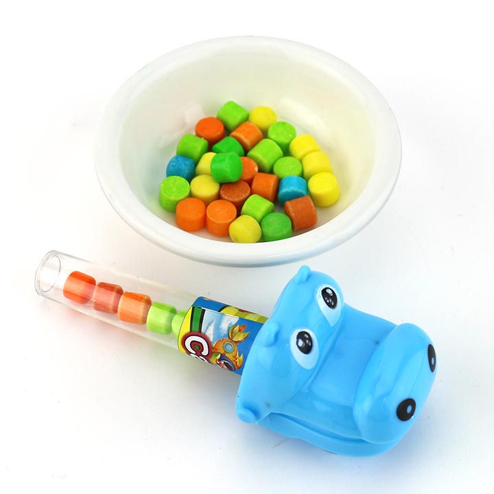 Cartoon Sliding crocodile head shape handcart toy candy CH-T1432