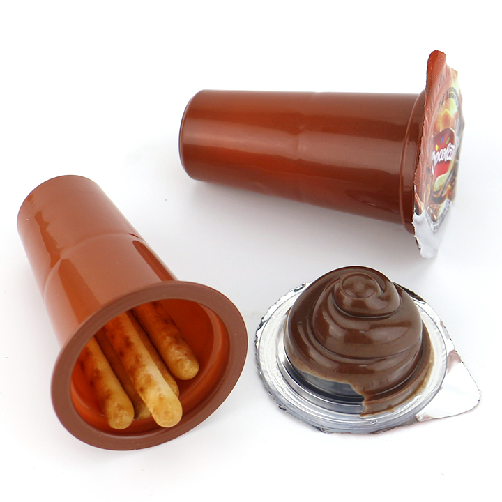 2 in 1 Choco Finger Biscuit Stick dip chocolate jam cup CH-BC169