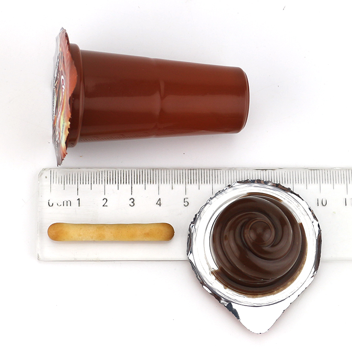 2 in 1 Choco Finger Biscuit Stick dip chocolate jam cup CH-BC169