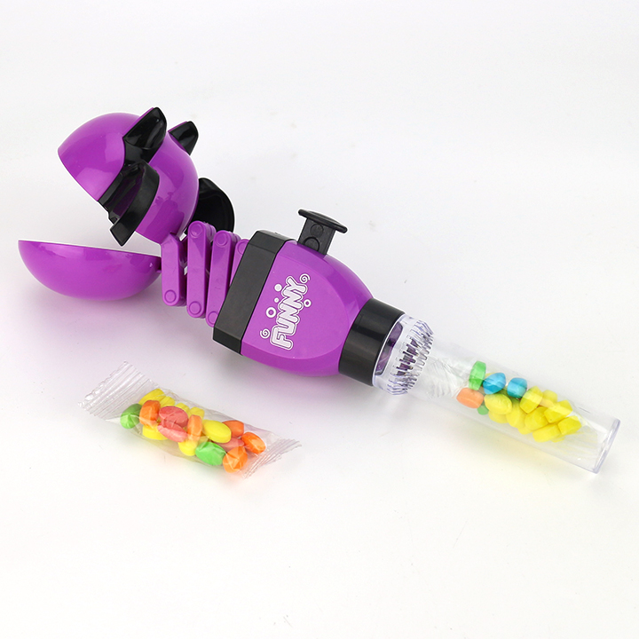 Halloween candy toy Cartoon Bat shape telescopic spring bite toy candy CH-TB251