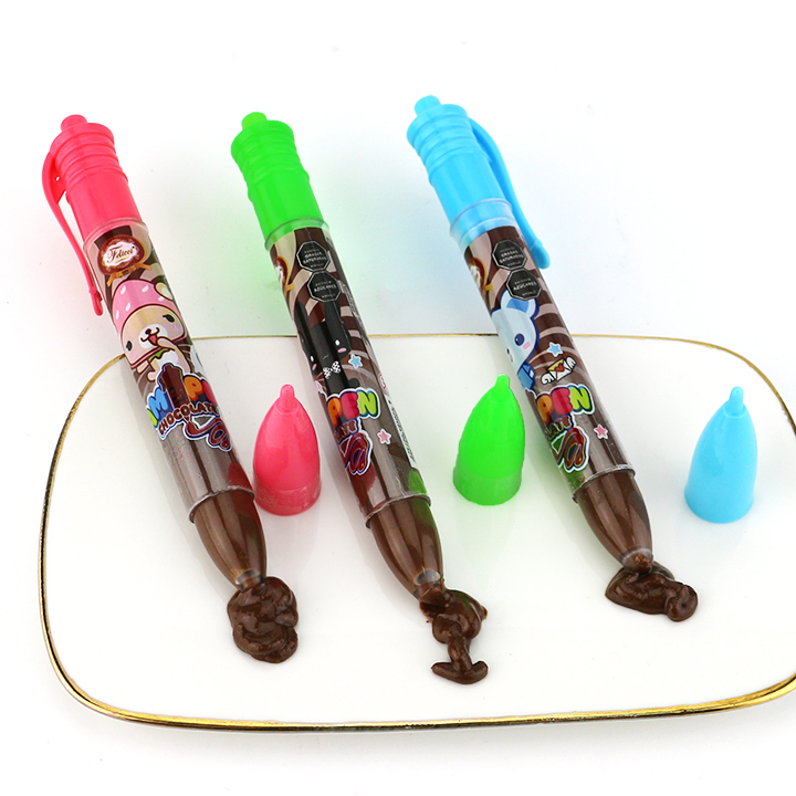 Choco Pen Shaped Squeeze Toy with Chocolate Jam Liquid Candy CH-BC171