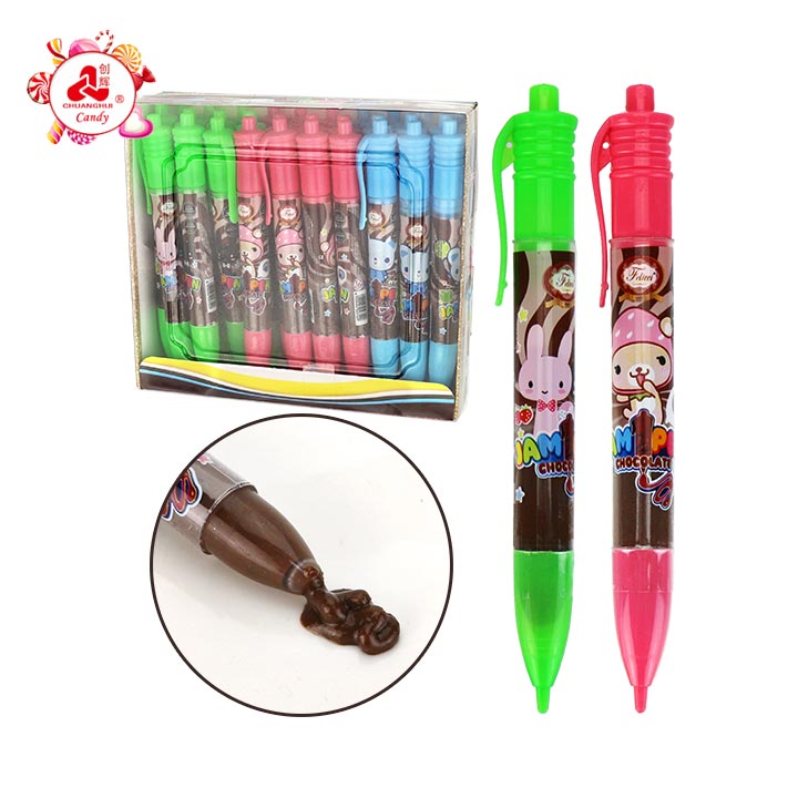 Choco Pen Shaped Squeeze Toy with Chocolate Jam Liquid Candy CH-BC171