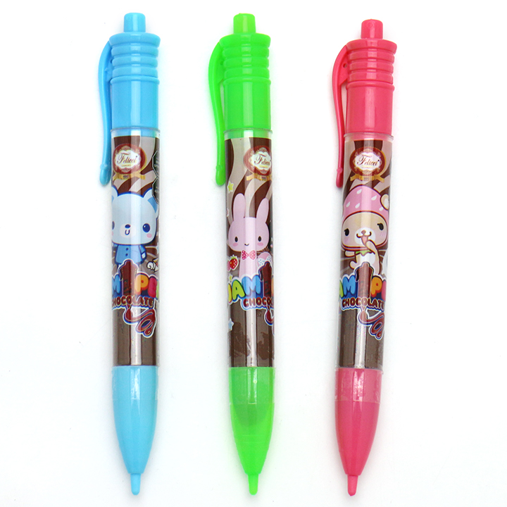 Choco Pen Shaped Squeeze Toy with Chocolate Jam Liquid Candy CH-BC171