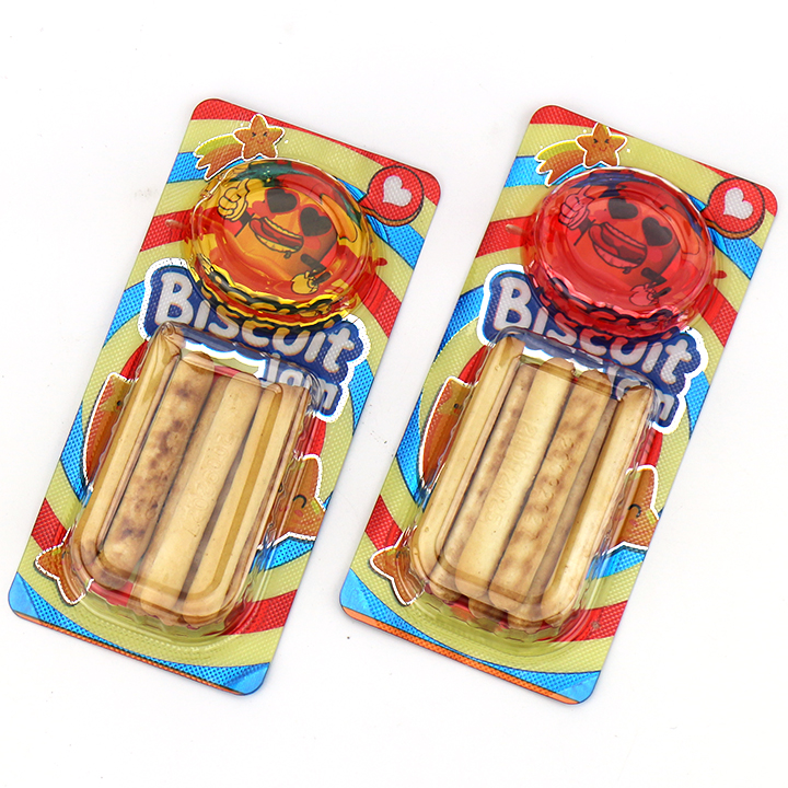 Dip sauce cookies delicious finger biscuit with fruit jam liquid candy CH-D152