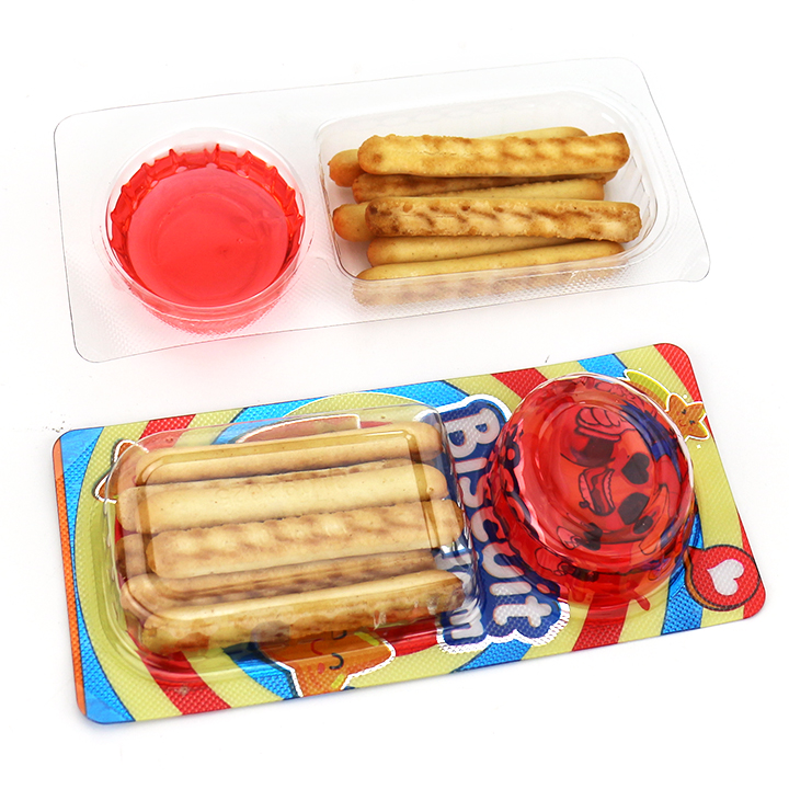 Dip sauce cookies delicious finger biscuit with fruit jam liquid candy CH-D152