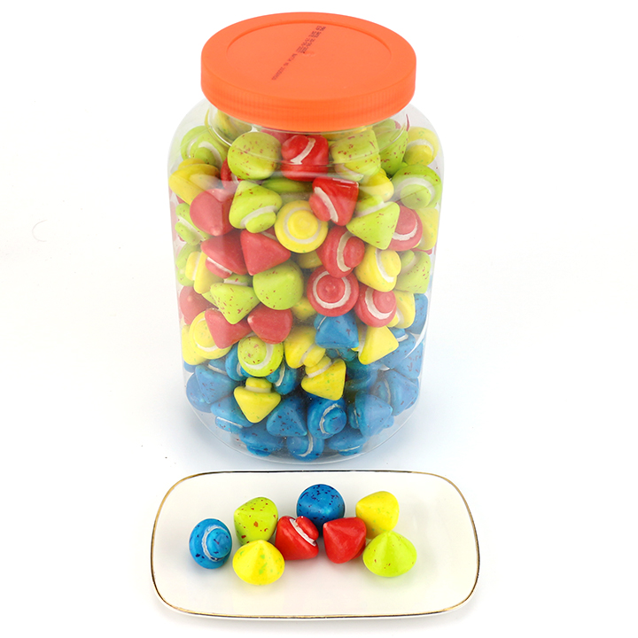 Colorful Mushroom shaped Chewing Bubble Gum in bottle CH-E356