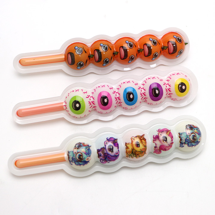 3D Mini watermelon bubble gum balls stick CH-E359
