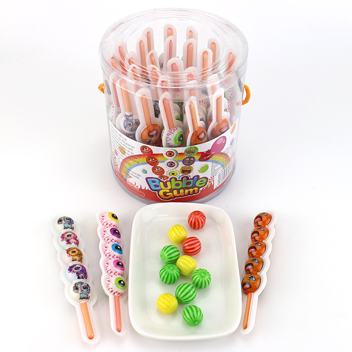 3D Mini watermelon bubble gum balls stick CH-E359
