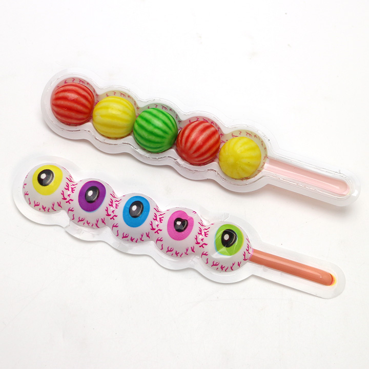 3D Mini watermelon bubble gum balls stick CH-E359