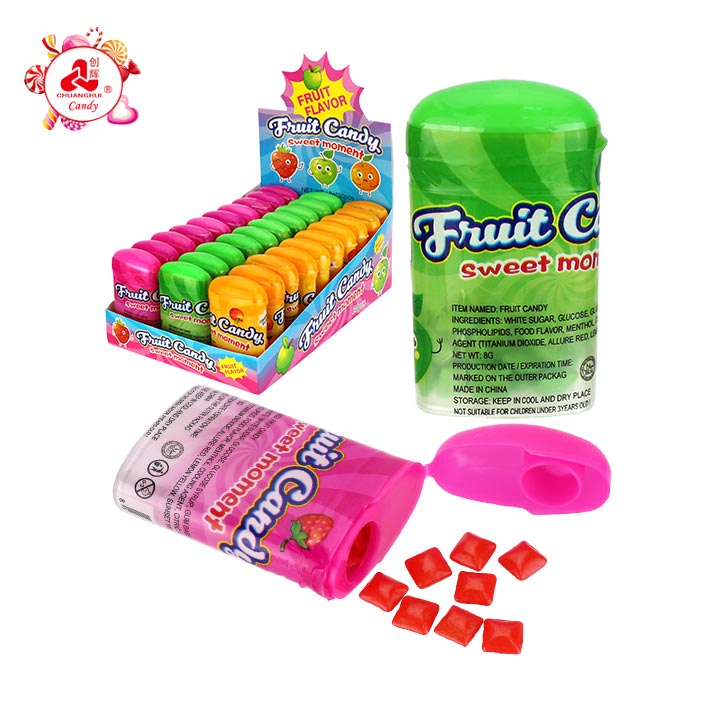 Colorful Mini Fruit Cube Chewing Bubble Gum Candy CH-N777