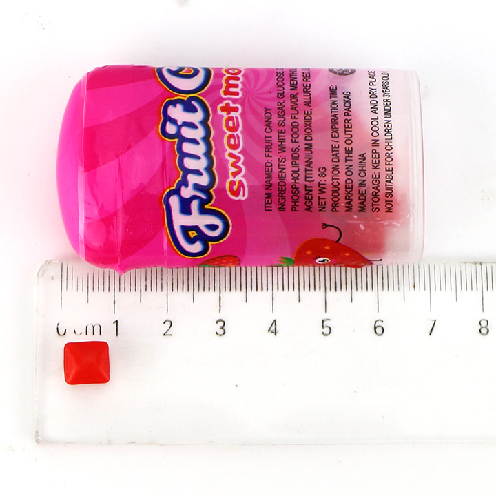 Colorful Mini Fruit Cube Chewing Bubble Gum Candy CH-N777