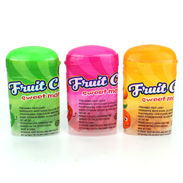 Colorful Mini Fruit Cube Chewing Bubble Gum Candy CH-N777