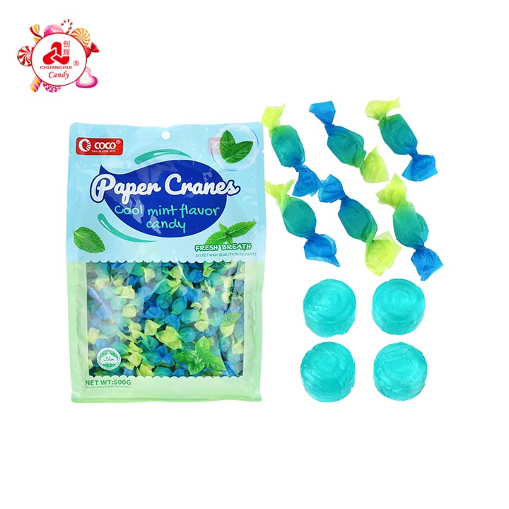 Paper Cranes candy fresh breath Refreshing cool mint flavor hard candy CH-Q139