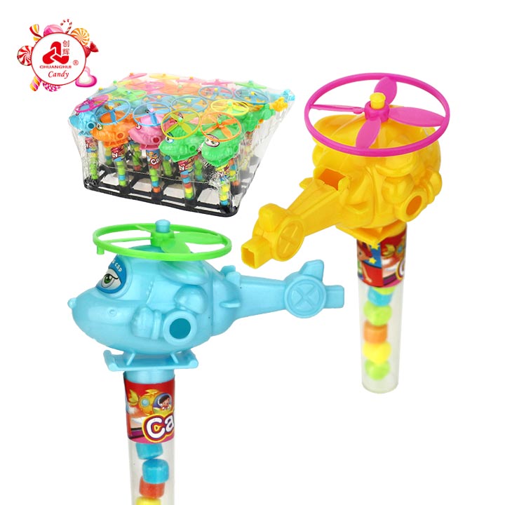 Cartoon helicopter shaped toy candy CH-T1439