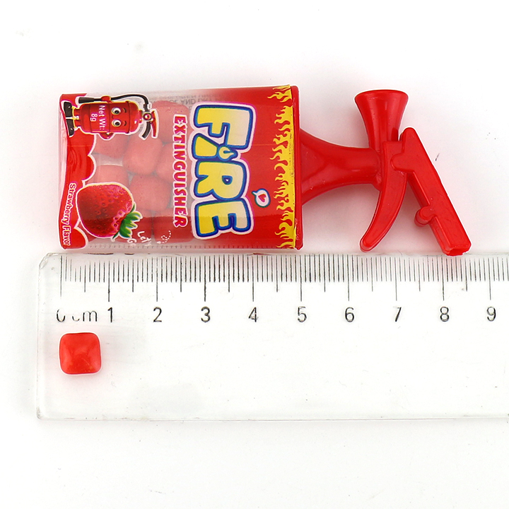 Mini Fire Extinguisher bottle packaging Mini Cube Chewing Bubble Gum Candy CH-T1440