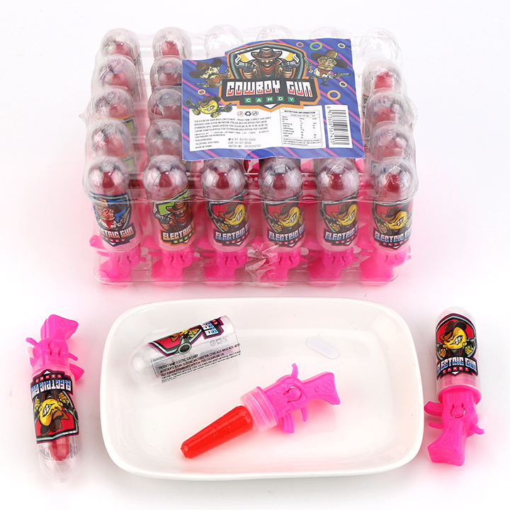 Mini Light up Gun Shaped Lollipop Toy Candy CH-T1442
