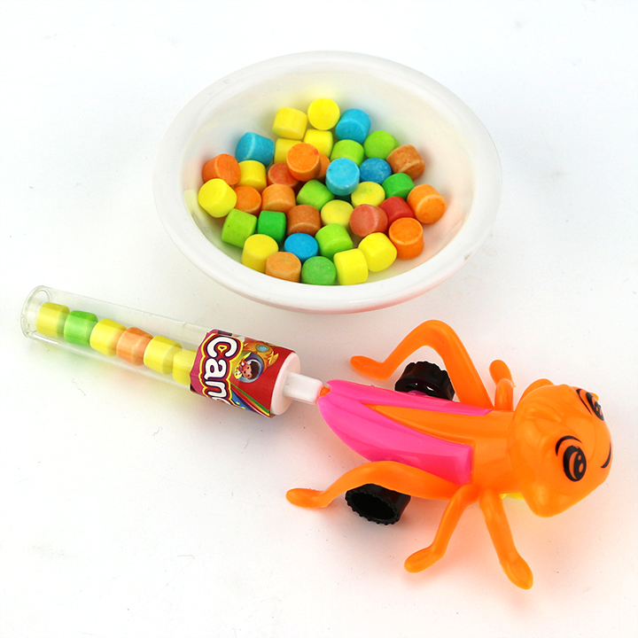 Cartoon locust insect jumping toy candy CH-T1446