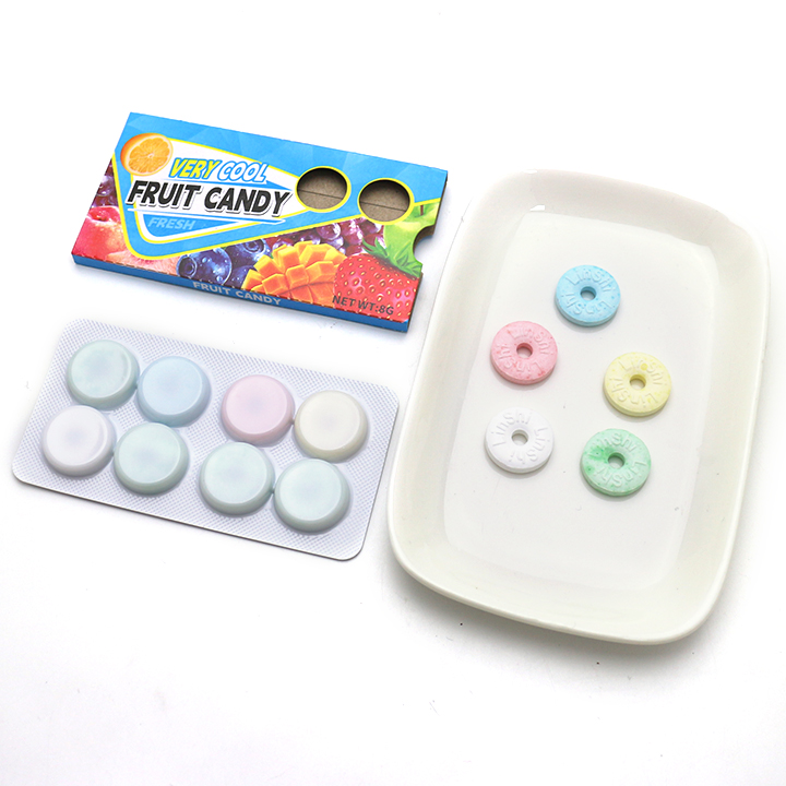 Very cool fruit mint candy Circle pressed tablet candy CH-Z294