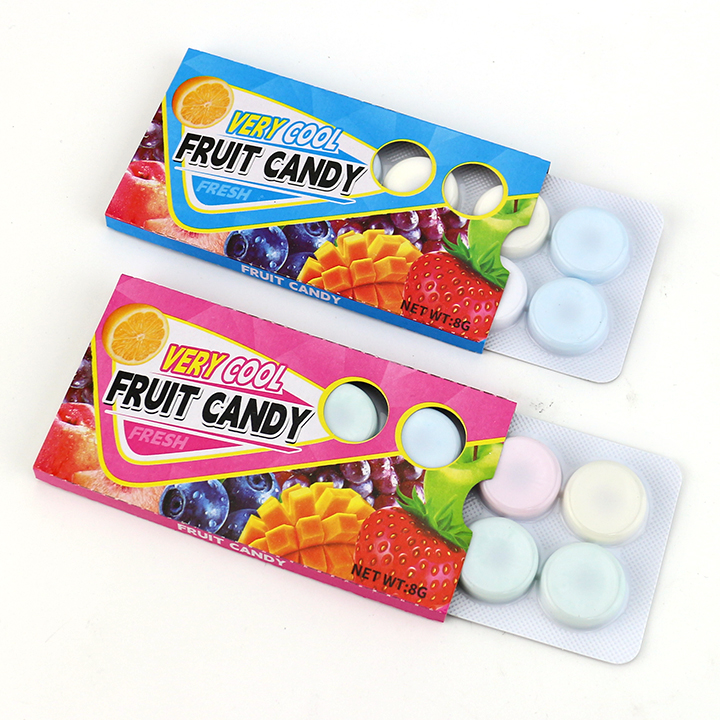 Very cool fruit mint candy Circle pressed tablet candy CH-Z294