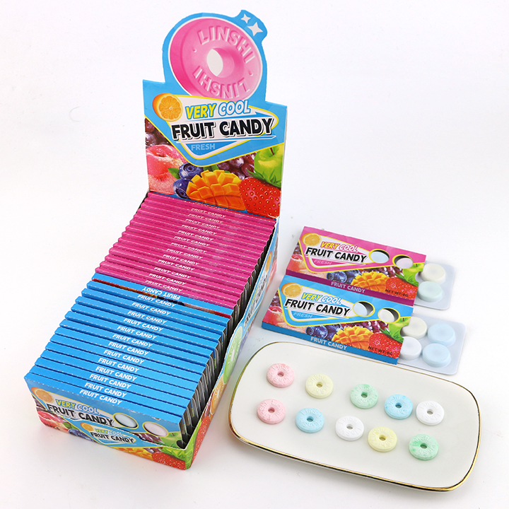 Very cool fruit mint candy Circle pressed tablet candy CH-Z294