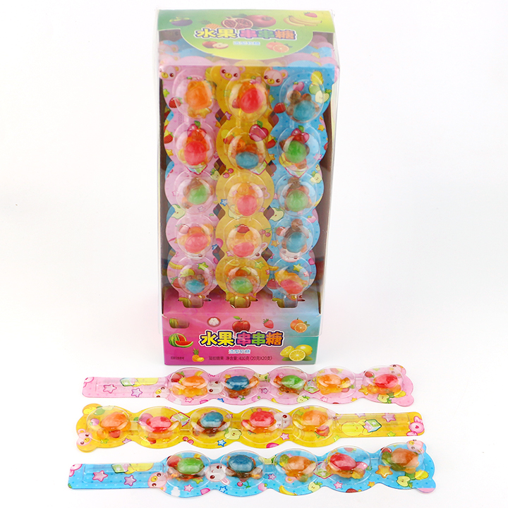 5-in-1 Cartoon Little Turtle shaped string lollipop jelly gummy candy CH-J765