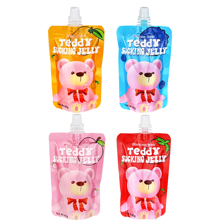 Instant bag Suck Jelly Jam Mixed Fruit Flavored Little Bear Sucking Jelly Drink CH-K321