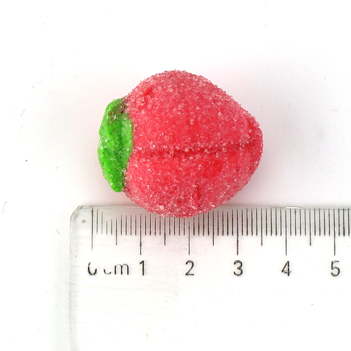 3D peach shaped marshmallow candy with jam filling CH-M240