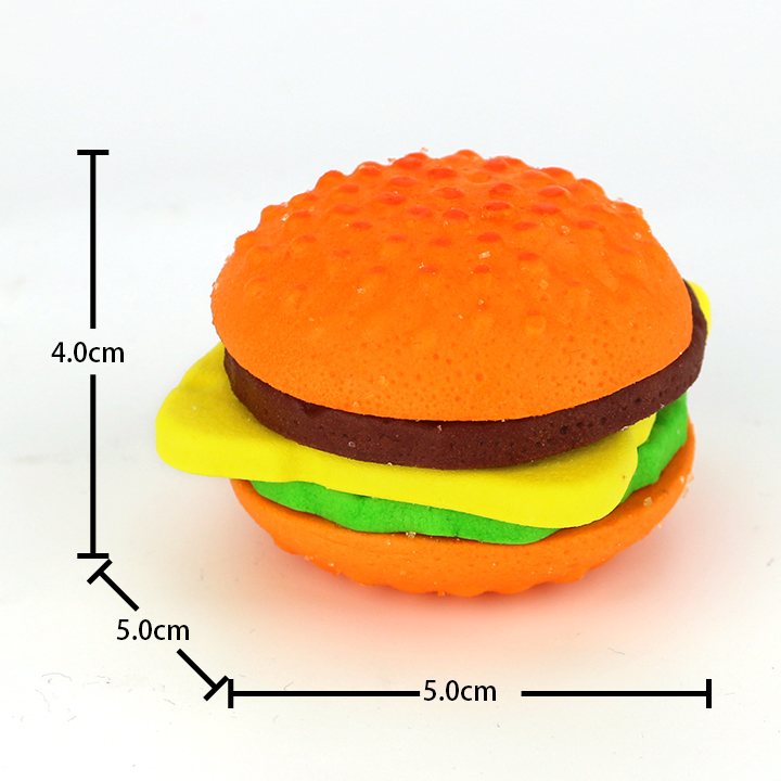 50g Big sized 3D hamburger shape marshmallow candy CH-M242