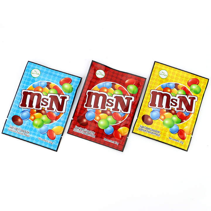 MsN colorful crispy sugar-coated chocolate bean candy CH-BC176