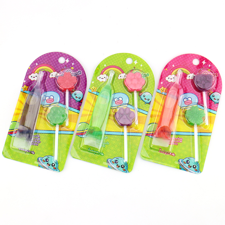 Skill Pop Mini Flower Lollipops with Jam Liquid Candy CH-BP158