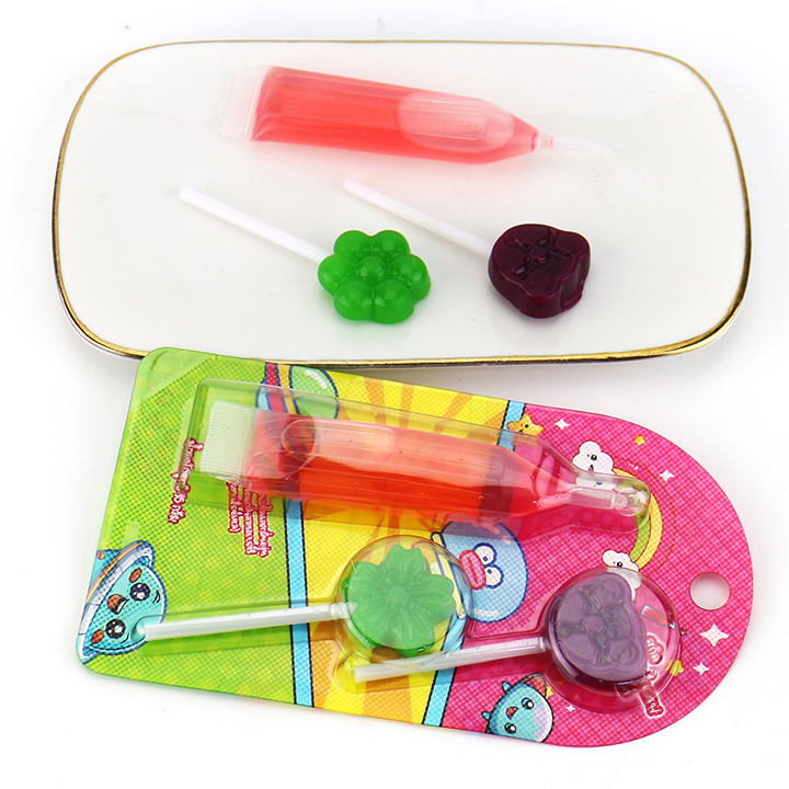 Skill Pop Mini Flower Lollipops with Jam Liquid Candy CH-BP158