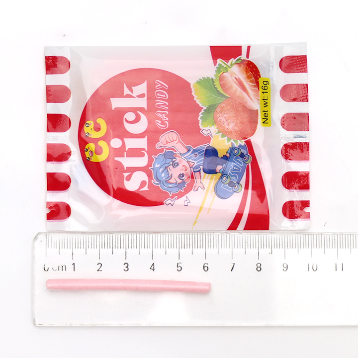 HALAL 16g Strawberry Flavor CC Stick Straw Powder Candy CH-C129
