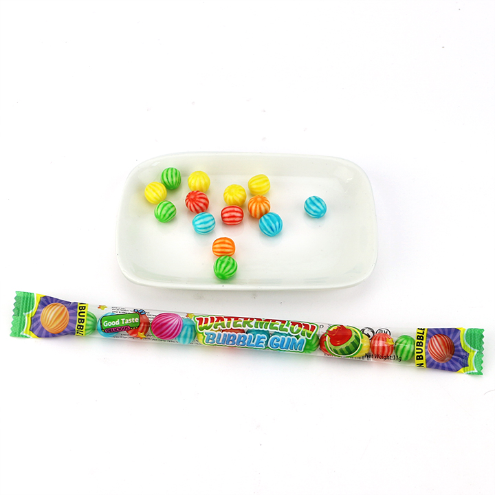 11g Colorful Mini watermelon shaped bubble gum CH-E365