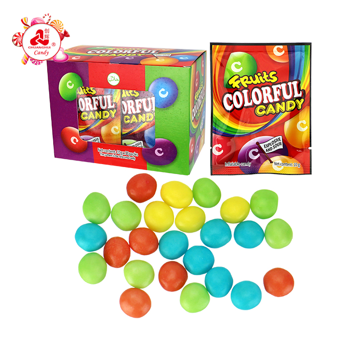 Fruits Colorful milk flavor chewy jelly bean candy CH-J768