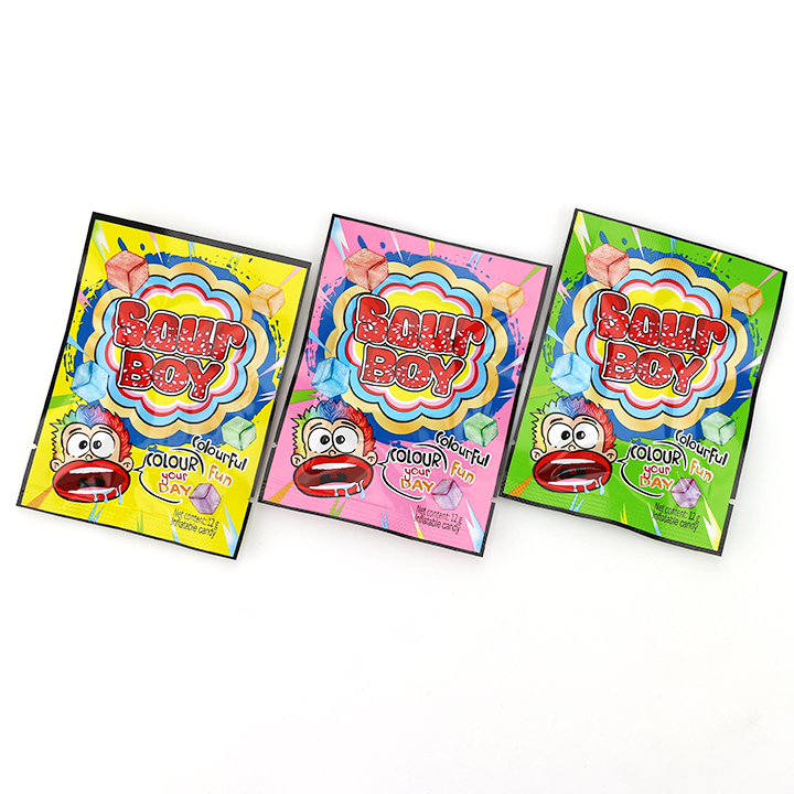Colorful Sour Boy Super acid chewy gummy candy bean CH-J769