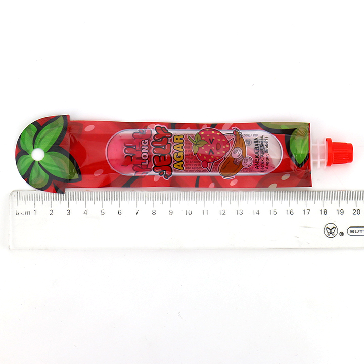 Long Jelly Agar fruit flavor Squeeze Jam Liquid Candy with agar CH-K322