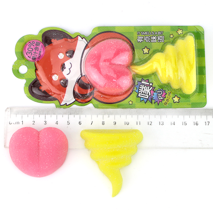 Cartoon Animal butt & poop shaped big marshmallow candy CH-M244