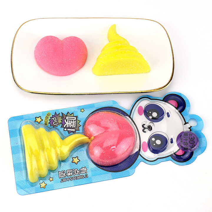 Cartoon Animal butt & poop shaped big marshmallow candy CH-M244