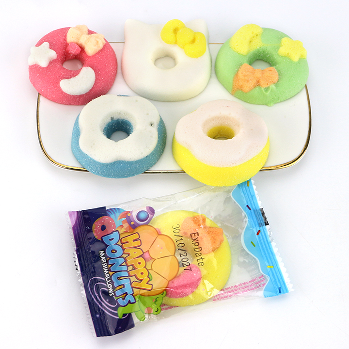 Cartoon style Happy Donut doughnut shape big marshmallow candy CH-M245