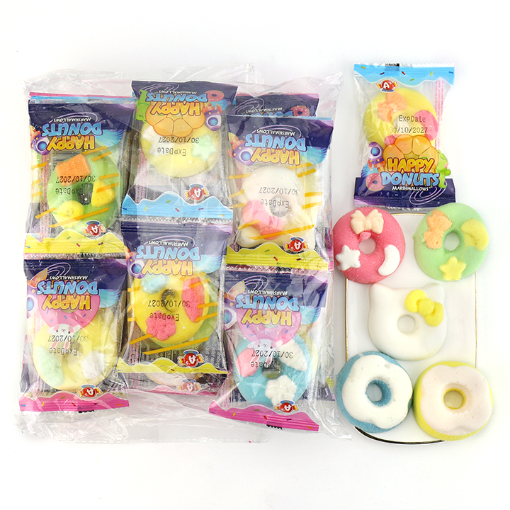 Cartoon style Happy Donut doughnut shape big marshmallow candy CH-M245