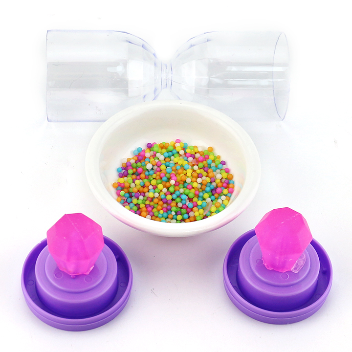 Time Hourglass quicksand candy diamond pop lollipop with mini candies CH-N782