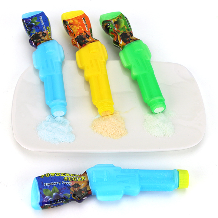 Cartoon gun shape bottle packaging Sour powder candy gun CH-N783