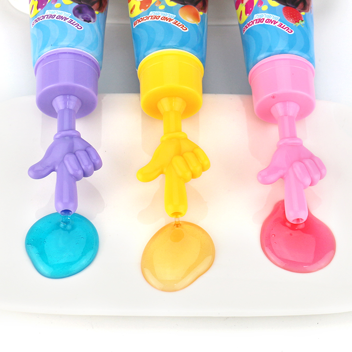 Cartoon index finger toothpaste shape squeezing jam liquid candy CH-N785