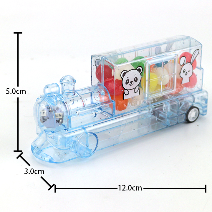 LED lighting train big pullback car toy candy CH-TB256