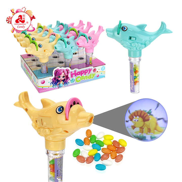 Projection Lighting Dolphin Animal Big Toy candy CH-TB257