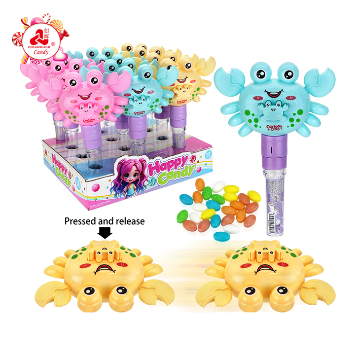 Cartoon Crab pressed run big toy candy CH-TB258